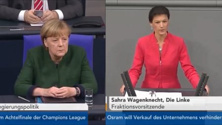 Сара Вагенкнехт: Госпожа Меркель, неужели вас совсем покинул разум? [Голос Германии]  - (видео)