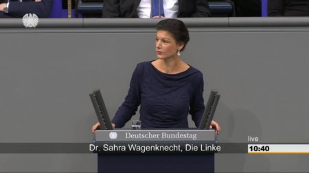 Сара Вагенкнехт о Мартине Шульце и социальном неравенстве [Голос Германии]  - (видео)