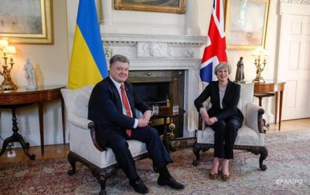 Порошенко встретился с премьером Британии - (видео)