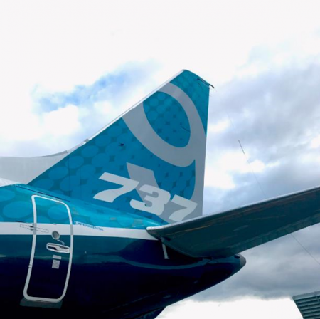 Boeing испытал новый самолет 737 MAX 9 - (видео)