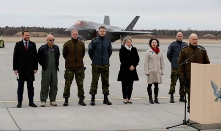 В Эстонию прибыли американские истребители F-35 - (видео)