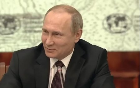 Путин сравнил себя с морским ангелом - (видео)