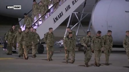 Британские военные высадились в Эстонии  - (видео)