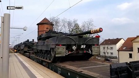 Германия отзывает НАТОвские танки из Восточной Европы  - (видео)