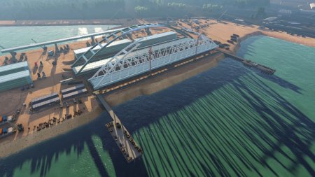 Керченский мост: 3D визуализация сборки арок  - (видео)