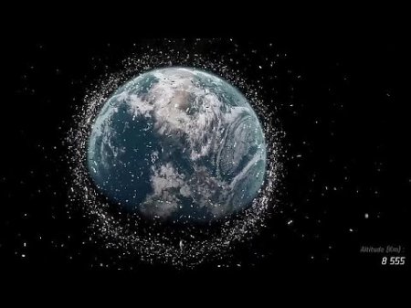 Космический мусор угрожает наземным службам  - (видео)