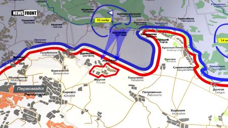 ЛНР: карта обстрелов со стороны ВСУ. 12 апреля 2017  - (видео)