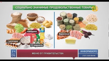 Новое меню от правительства удивило казахстанцев  - (видео)