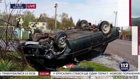 Потеряв сознание, водитель сбил двух девочек в Тернопольской области  - (видео)