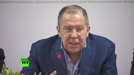 Сергей Лавров пошутил про журналистов на ассамблее Совета по внешней и оборонной политике  - (видео)
