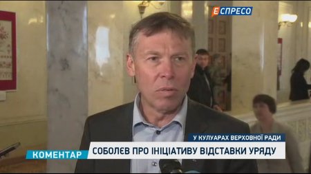 Соболев об инициативе отставки правительства  - (видео)