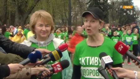 Ульяна Супрун сделала зарядку под Верховной Радой  - (видео)