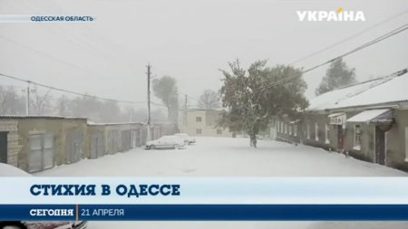В Одесской области за сутки выпало до 30 сантиметров снега  - (видео)