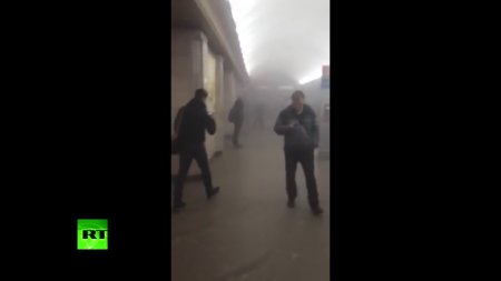В петербургском метро произошел взрыв  - (видео)