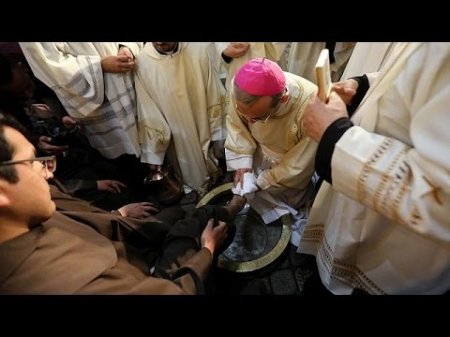 В Страстной (Чистый) четверг папа римский призвал христиан к радости  - (видео)