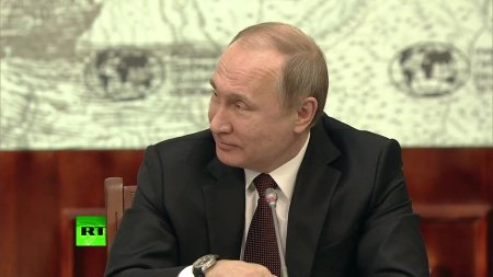 Владимир Путин на заседании попечительского совета РГО  - (видео)