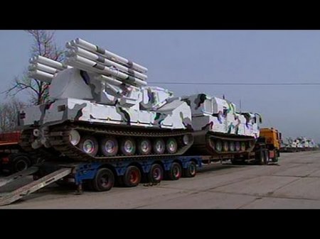 Военная техника отправлена в Москву для репетиции Парада  - (видео)