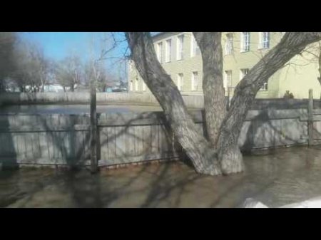 Затопленные улицы в Акмолинской области  - (видео)