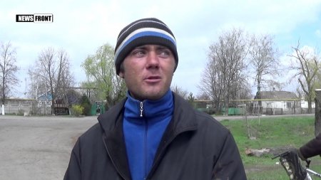Житель поселка Коминтерново, про ранение и перемирие  - (видео)