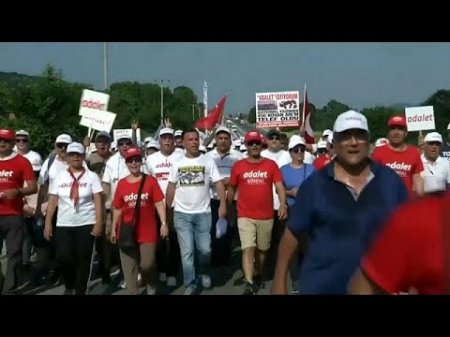 Турция: 400 км пешком - за справедливость!  - (видео)