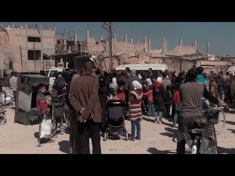 Десятки километров тоннелей и снайперские точки: кадры «подземного города» боевиков под Дамаском  - (видео)