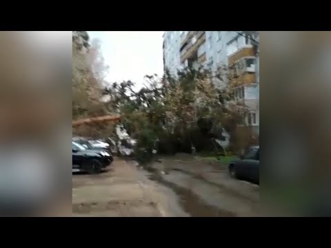 Мощный ураган накрыл Центральную Россию  - (видео)