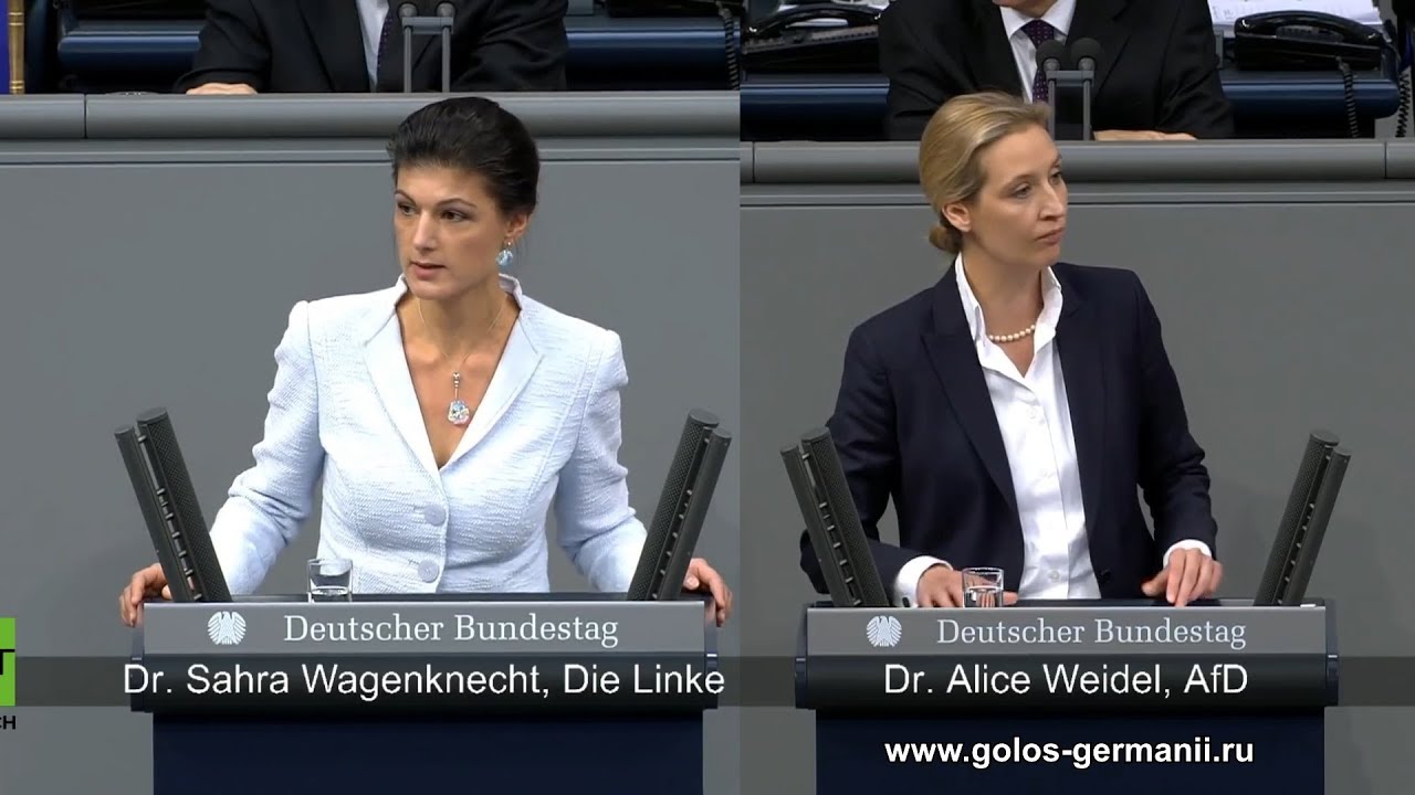 Председатели Левой и Правой партий Германии о Европе [Голос Германии]  - (видео)