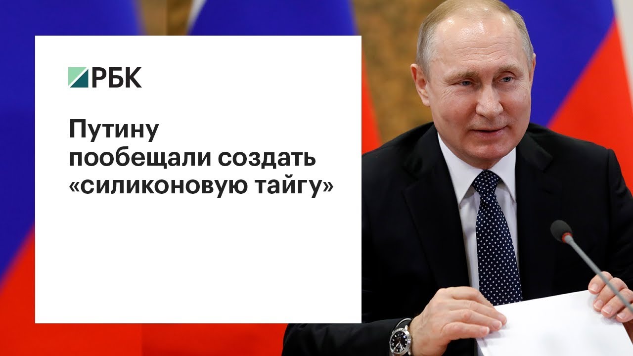 Путину пообещали создать «силиконовую тайгу»  - (видео)