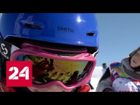 В Мурманской области дети с ограниченными возможностями встали на лыжи благодаря слайдеру - Россия…  - (видео)