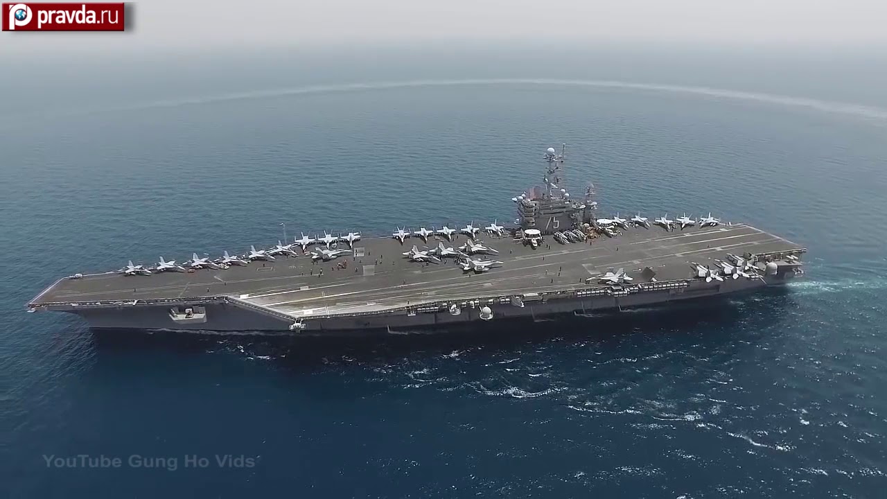 ВМФ РФ vs Авианосец USS Harry S. Truman  - (видео)