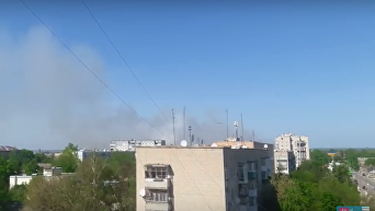 "Взрывы каждые 5 секунд". Снято видео в километре от арсенала в Балаклее - «Видео - Украина»