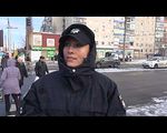 В Северодонецке мимы учили граждан переходить проезжую часть - «Видео - Украина»