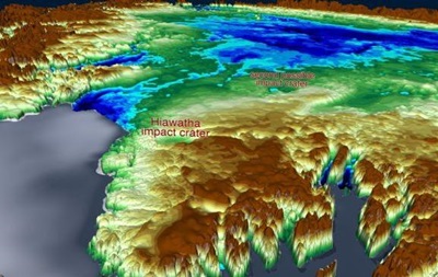 Под ледником Гренландии обнаружили второй массивный кратер - (видео)