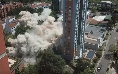 Появилось видео подрыва дома Пабло Эскобара в Колумбии - (видео)
