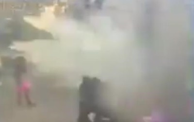 Момент взрыва поезда в Каире попал на видео - (видео)