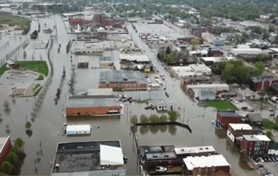 Масштабный потоп в США: Миссисипи прорвала дамбы - (видео)