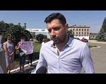 Энергетики протестовали возле Северодонецкого "Азота" - «Видео - Украина»