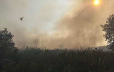 В Черкасской области горит свалка - (видео)
