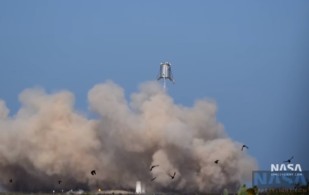 SpaceX провела испытания марсолета Starhopper - (видео)