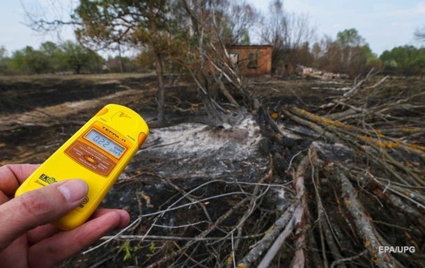Пожар в Чернобыльской зоне: радиация выше нормы - (видео)