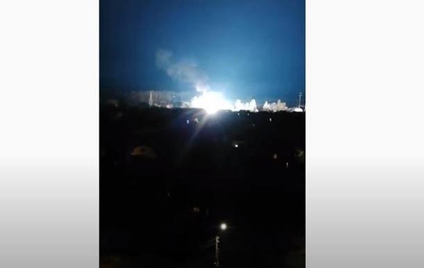 Под Киевом город остался без электричества и воды из-за пожара - (видео)