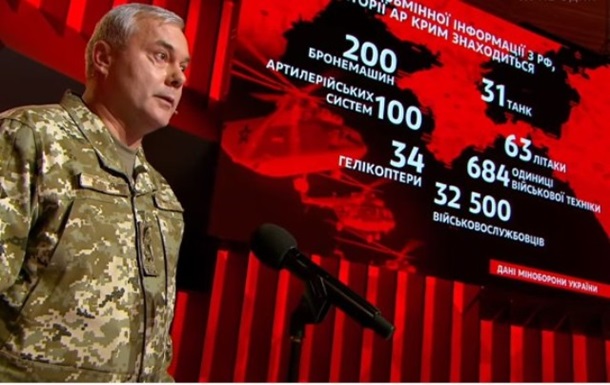 Наев подтвердил число российских военных в Крыму - (видео)