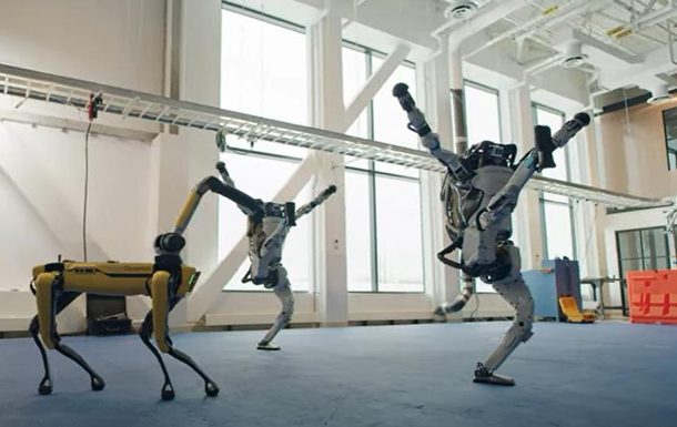 Роботов Boston Dynamics научили танцевать - (видео)